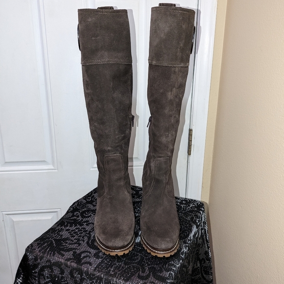 Tory Burch Suede Knee High Boots Size 9.5 - Picture 3 of 5